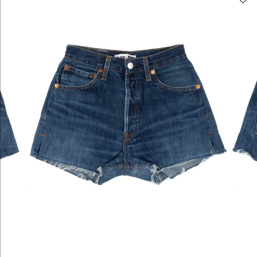 High-Rise Re/Done Shorts